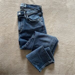 AGOLDE Toni dark wash slim jeans size 25
